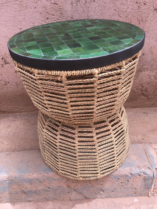 DOUM NOMAD TABLE WITH ZELLIGE TOP