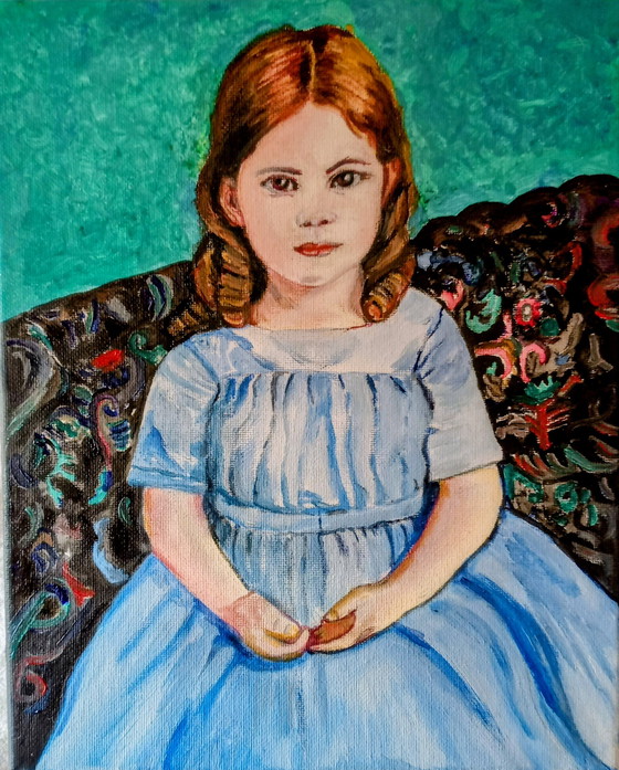 Image 1 of T. van Steenbergen Ragazza vittoriana