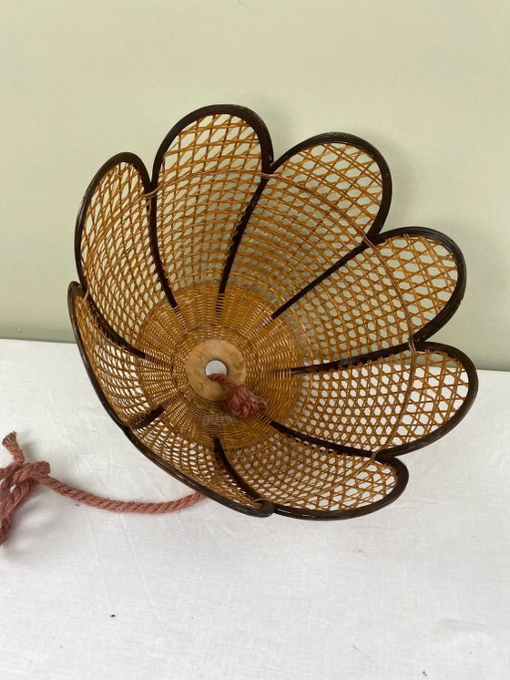Vintage wicker pendant light – Pendant lamps, Rattan (photo 8 of 17)
