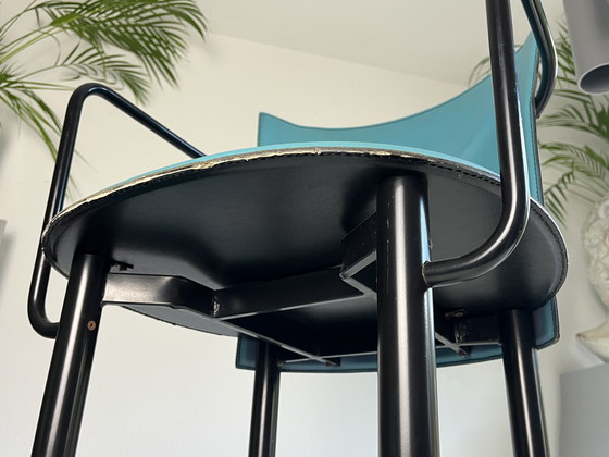 Image 1 of 4 sillas de comedor posmodernas, Enrico Pellizzoni, Italia