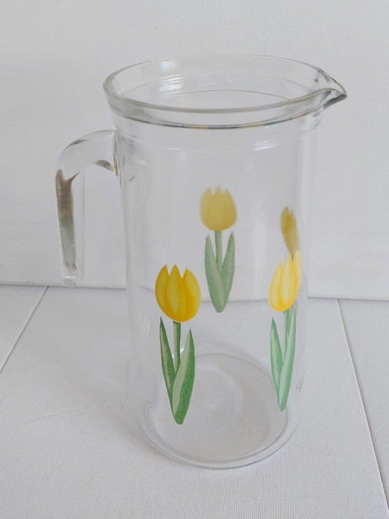 Coffret Renault X Luminarc – Carafe, 5 verres, années 1970/1980 – Luminarc - Renault, Verres et carafes (photo 5 of 10)