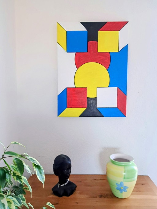 Enzo SAN MARCO - Lights in the City - Artist's painting