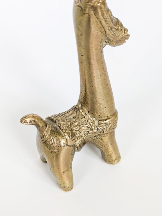 Trio vintage de figurines de lamas ou d'ânes en laiton massif, années 1970 – Objets déco, Brass (photo 16 of 20)