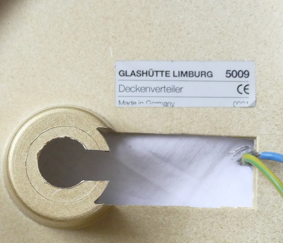 Image 1 of Ceiling lamp cascade lamp Limburg 3 globes bubble glass 70s aeb