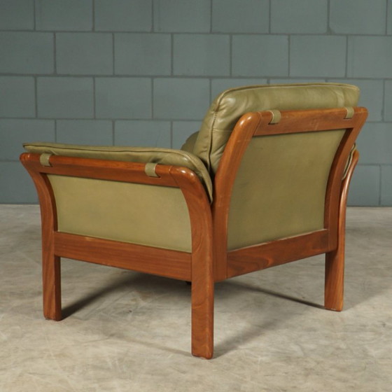 Poltrone vintage ‘Scala’ - Dreipunkt International - anni '80 – Leather, Wood (photo 6 of 11)