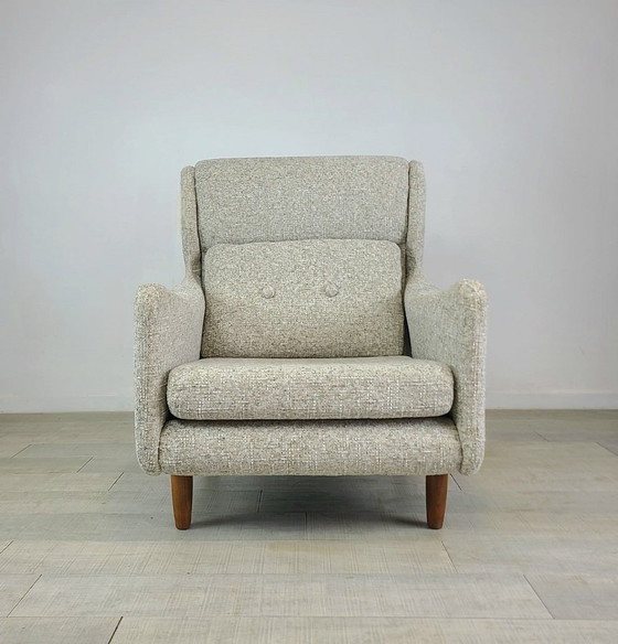 Image 1 of Rare Fauteuil SF116 Dit "Teckel" by Michel Mortier - Edition Steiner, 1963