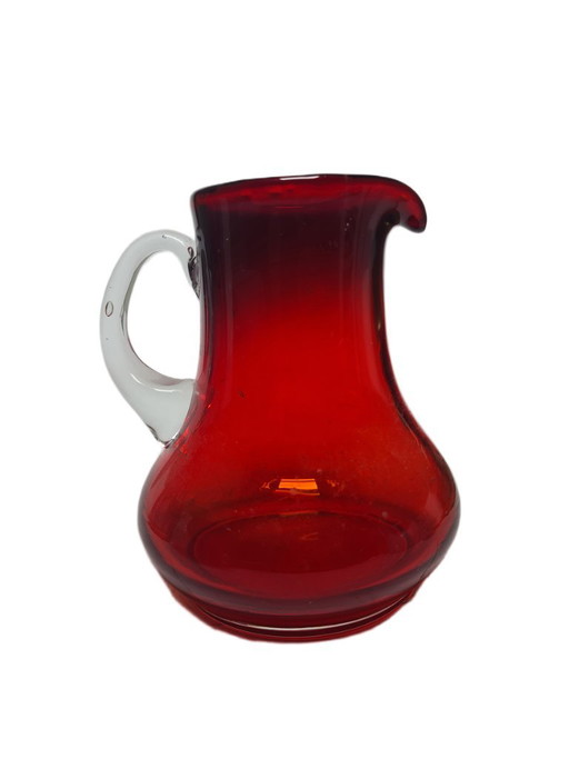 Postmoderne kan van de glasfabriek van Tarnowiec, Polen, jaren 70. – glazen karaffen (photo 2 of 8)