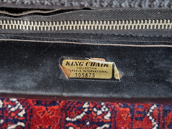 Image 1 of Strässle King Chair & King Pouf - 1960s
