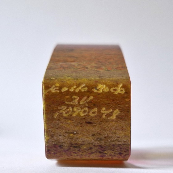 Image 1 of Kosta Boda - Miniescultura de búho "Night Eyes" de Bertil Vallien - Firmado