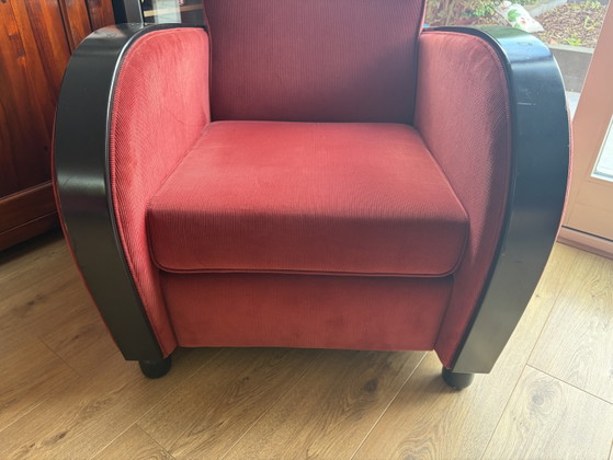 Poltrona Art Déco Rooker Dutch Seating Company – Sedie e poltrone, Textile, Wood (photo 4 of 6)