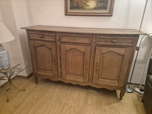 Beautiful Solid Oak Sideboard | Louis Quinze Style | 195 cm