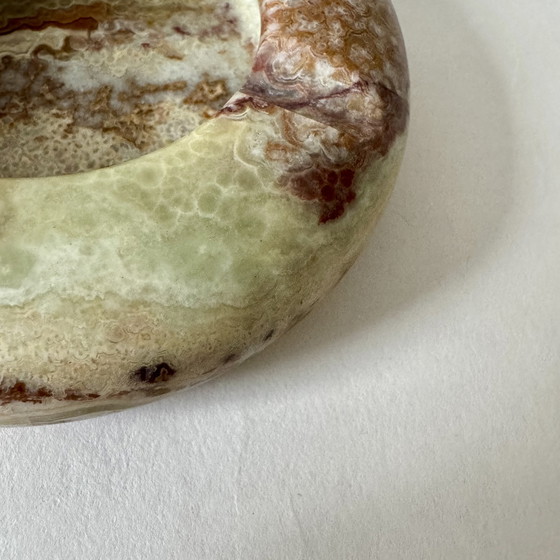 Image 1 of Cendrier en onyx vintage 