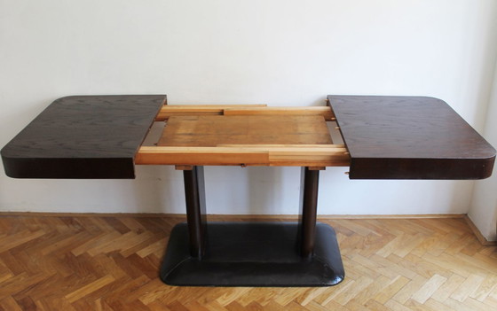 Image 1 of 1930s Extendable Dining Table by Jindrich Halabala 