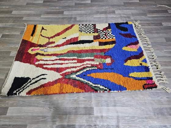 Traditioneel handgemaakt tapijt 250cm x 150cm Marokkaans – Vloerkleden en tapijten, Wool, Modern (photo 7 of 11)
