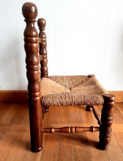 Image 1 of Chaise basse 1940 style Dudouyt