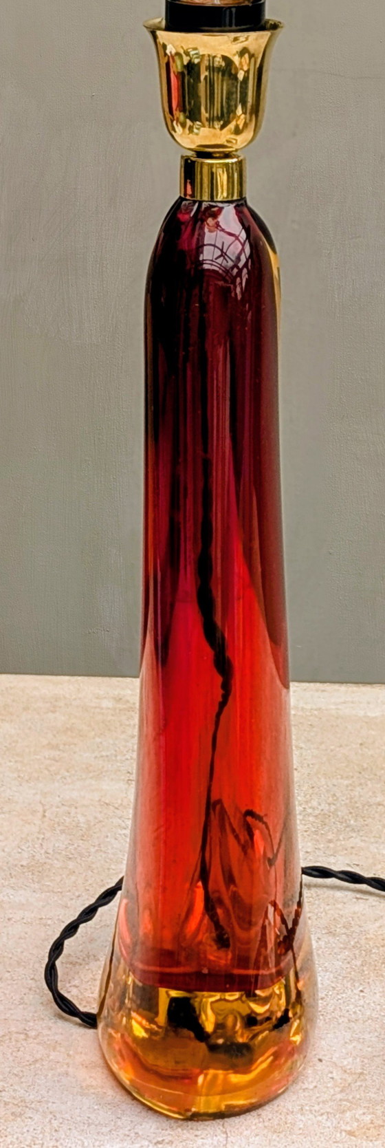 Image 1 of Seguso Murano Table Lamp Mid-century Italy