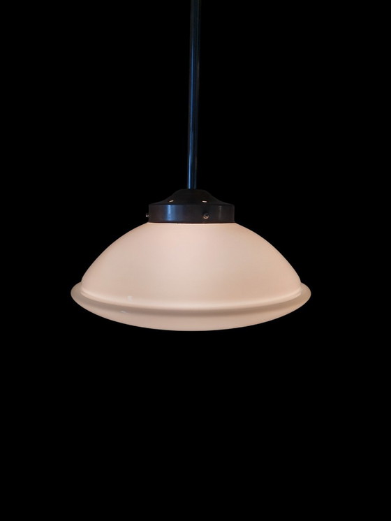 Image 1 of School lamp - Pendant lamp - Art Deco - Vintage