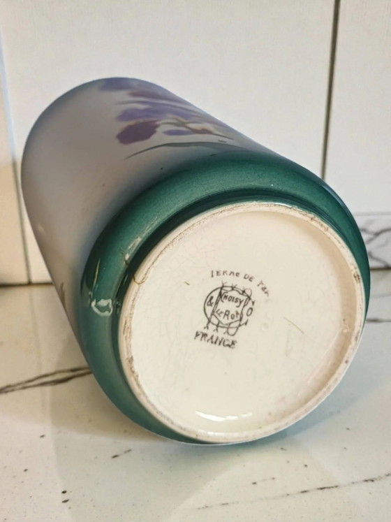 Jugendstil Vase aus Steingut von Choisy le Roi – Vasen, Porcelain, Art Nouveau (photo 7 of 8)