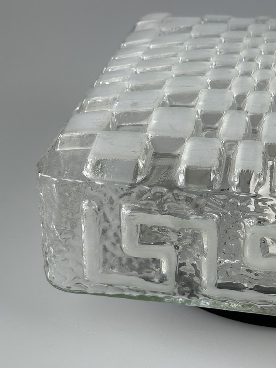 Image 1 of 60s 70s Lámpara Plafoniere Flush Mount Vidrio Diseño Alemán