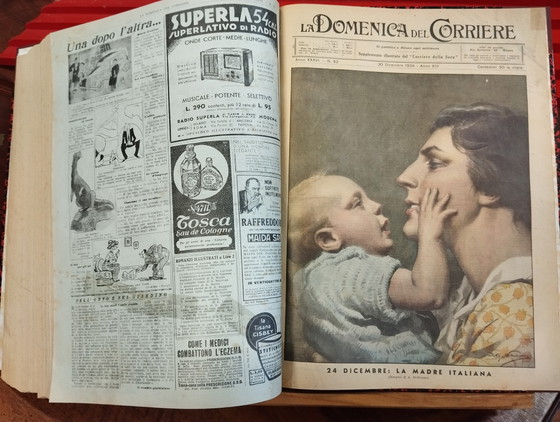 The Sunday of the Courier weekly newspaper, complete year 1934, Magazine rack, Multi Color, Vintage (photo 6 of 6)