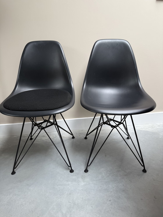 Image 1 of 6 chaises de salle à manger design (Vitra, La Palma, Fritz Hansen)