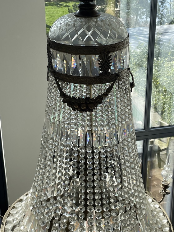 Image 1 of Lampadario a sacco di sacca di perle molto grande