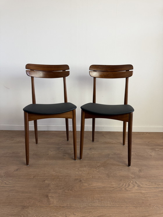 Image 1 of Set of 4 Scandinavian chairs
