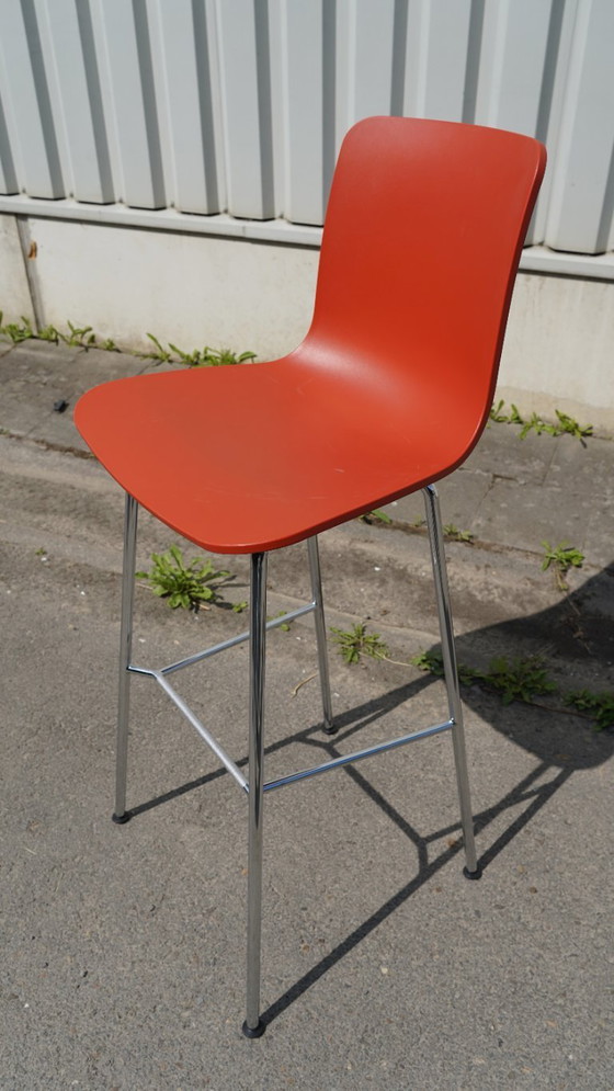 Image 1 of Trona Vitra HAL RE naranja con patas metálicas - Jasper Morrison