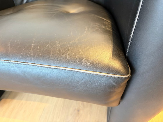 Image 1 of Leolux Carabas armchair black leather