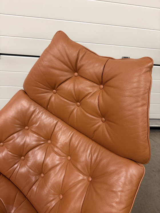 Image 1 of Artifort F588 G. Harcourt in Cognac leather, with 4-star base (rarer!)