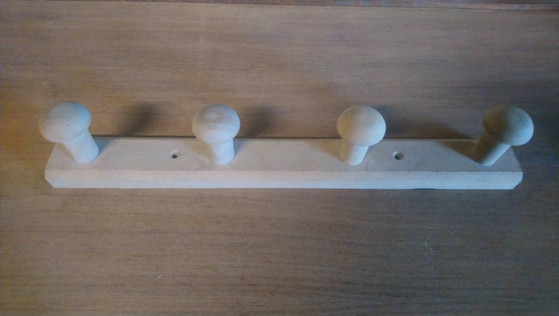 Wandkleiderständer aus Buche – Wood, Vintage (photo 2 of 7)