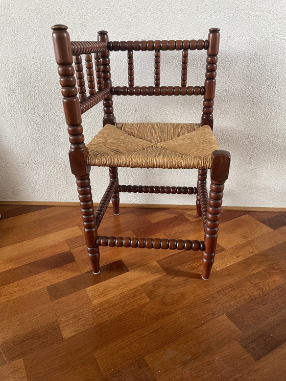 Image 1 of Bobbin corner chair