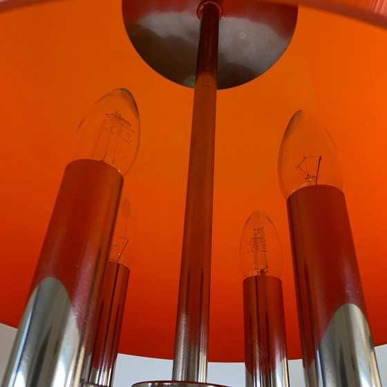 Image 1 of Lampada da terra a tulipano di metà secolo