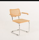 1 x Set aus 4 Cidue-Stühlen mit Rohrgestell S64, entworfen von Marcel Breuer in den 1970er Jahren