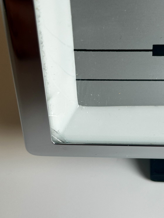 Image 1 of Vintage desk clock with flip date, made in Shanghai China.