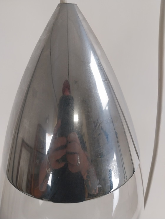 Image 1 of 1 x Glashütte Limburg Tropfen- oder Teardrop-Hängeleuchte 1970s