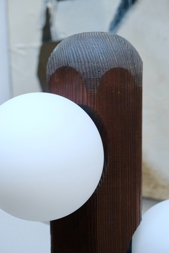 Image 1 of Lampada da terra scultorea brutalista