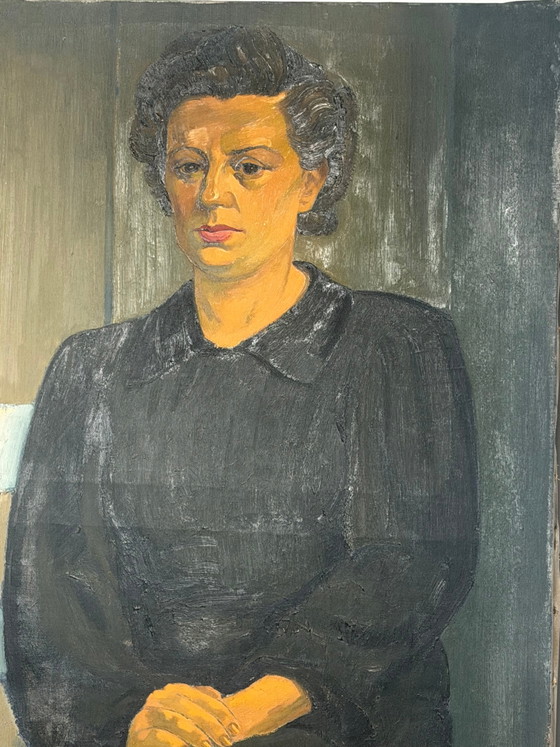 Dré Van Den Langenbergh - Olieverf op doek - Portret – Schilderijen & Tekeningen (photo 7 of 7)