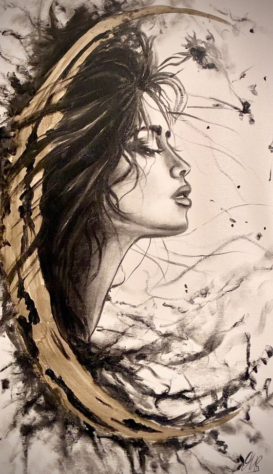 Beauty in Gold – Paintings & Drawings, Canvas (photo 10 of 12)