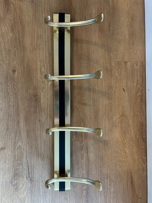 Vintage Brass Coat Rack