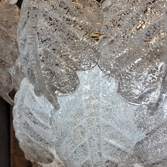 Image 1 of Lámpara de Techo / Chandelier, Mazzega, Cristal de Murano y Metal, 60’-70’s – Italia