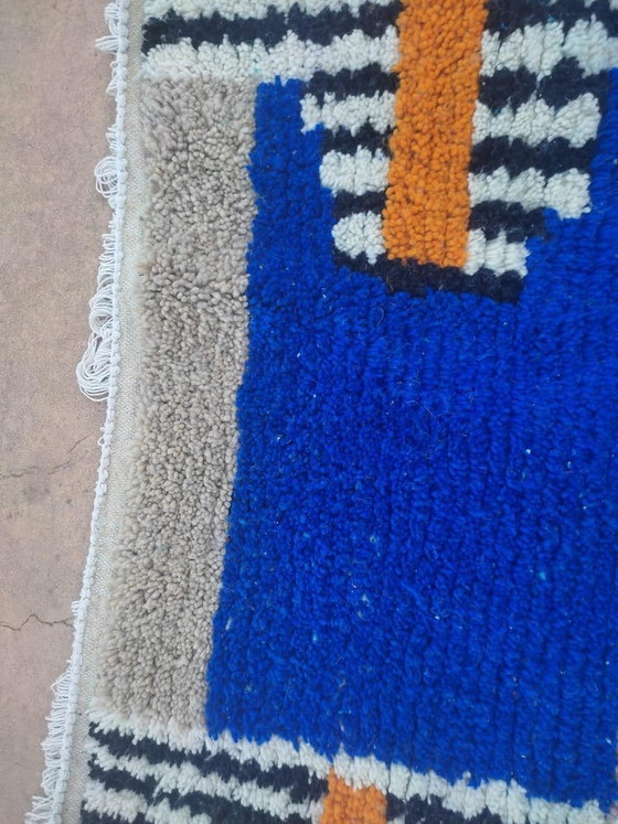 Image 1 of Traditioneller handgeknüpfter Teppich aus reiner Wolle, 2/3 m