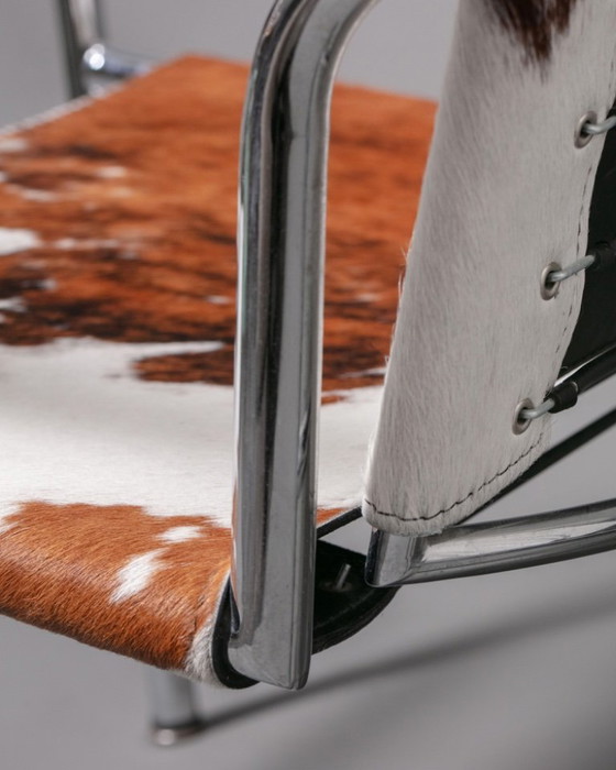 Image 1 of Sedia LC1 di Le Corbusier, Pierre Jeanneret, Charlotte Perriand per Cassina, anni '80