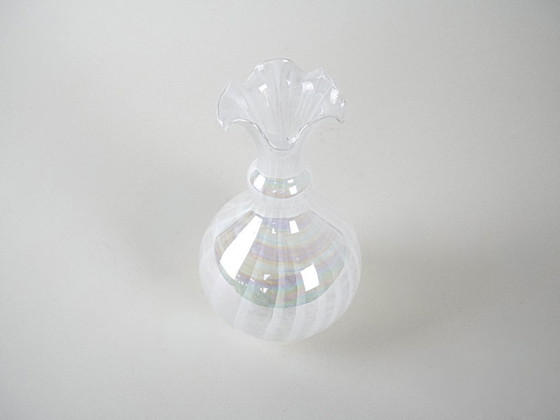 Image 1 of Glass vase, Italian design, 1960s, made in Italy