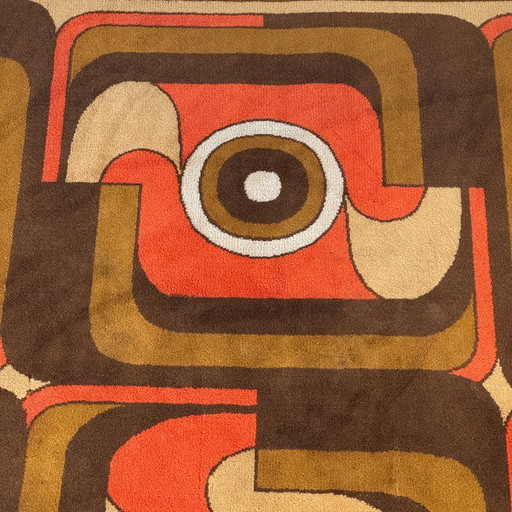 FARAO Carpet by Fekete Ferenc for LATEX Szombathely, 1974