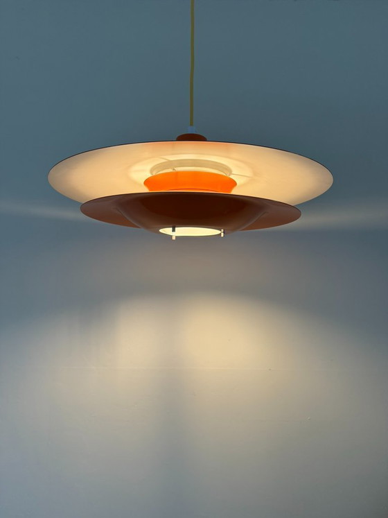 Rara lampada di design danese vintage - anni '70 - Lampada Space Age – Danish design, Lampade a sospensione (photo 7 of 11)