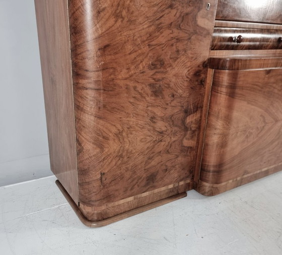 Art Deco Display Sideboard, 1940s – Wood (photo 7 of 12)