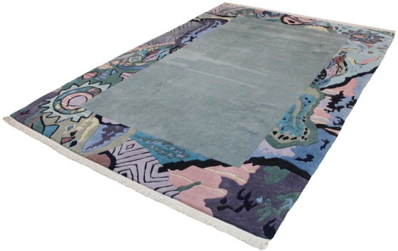 Original Modern Designer Highland Wool Rug Nepal 301 x 206 cm, Rugs & carpets, Green (photo 2 of 9)