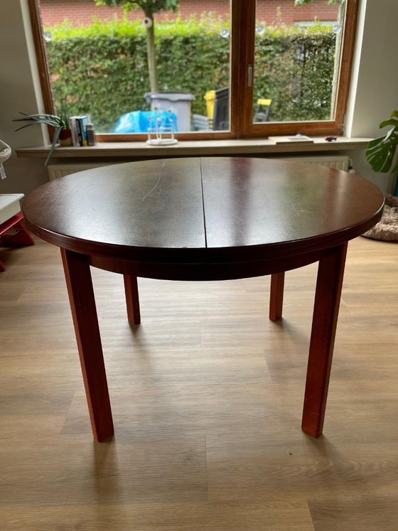 Mid Century Esstisch - ausziehbar – Esstische, Holz (photo 6 of 9)