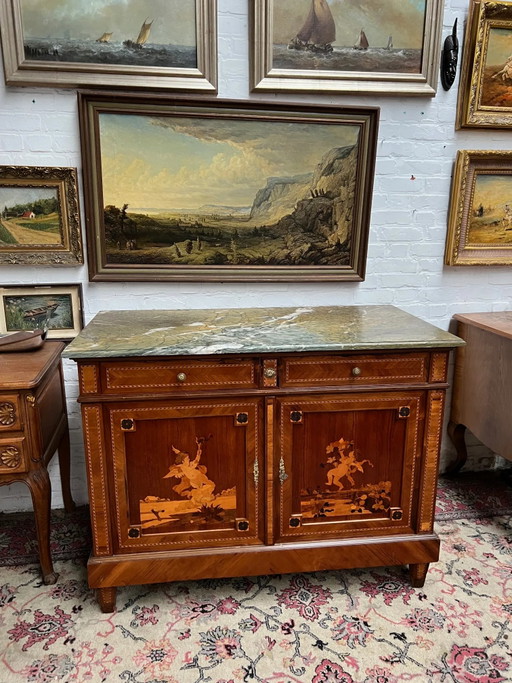 Cassettiera in stile rinascimentale – ladekasten, Wood, Renaissance (photo 2 of 10)